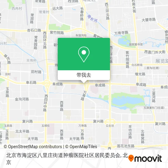 北京市海淀区八里庄街道肿瘤医院社区居民委员会地图