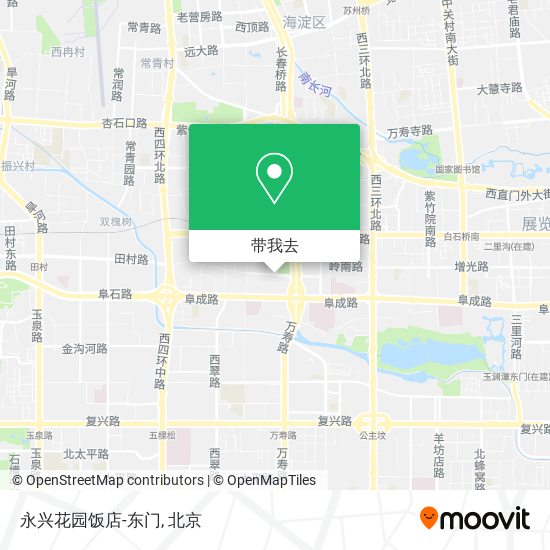 永兴花园饭店-东门地图