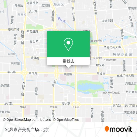 宏鼎嘉合美食广场地图