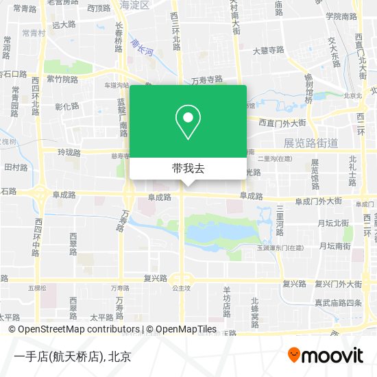 一手店(航天桥店)地图