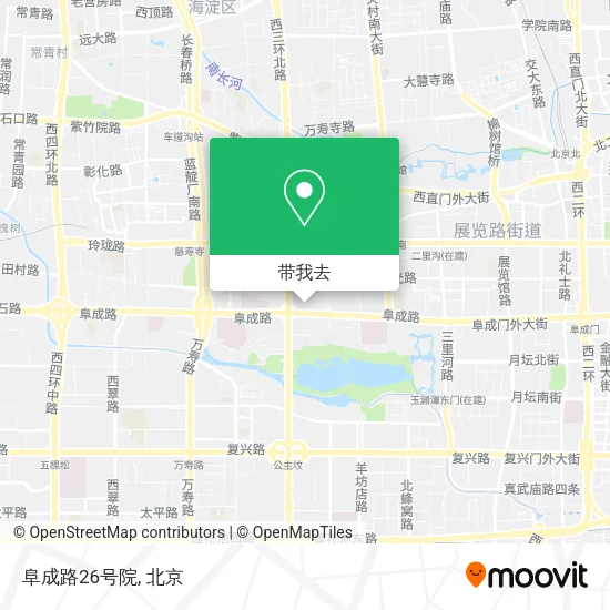 阜成路26号院地图