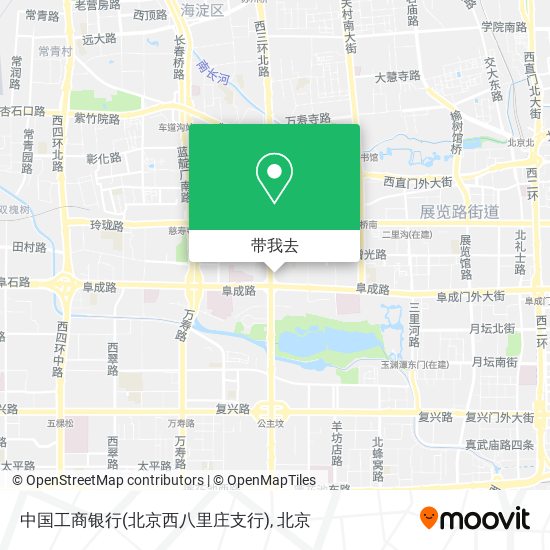 中国工商银行(北京西八里庄支行)地图