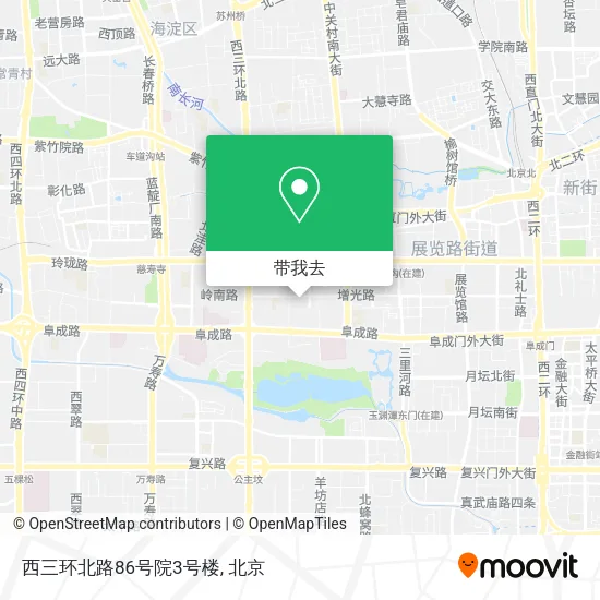 西三环北路86号院3号楼地图