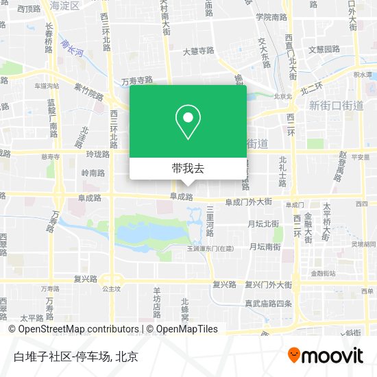白堆子社区-停车场地图