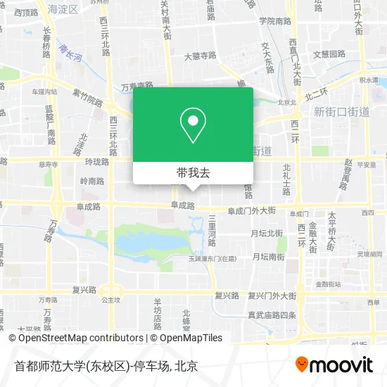 首都师范大学(东校区)-停车场地图