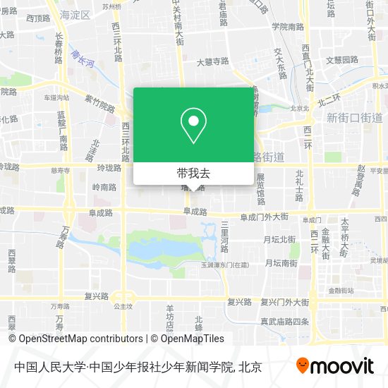 中国人民大学·中国少年报社少年新闻学院地图