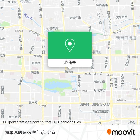 海军总医院-发热门诊地图