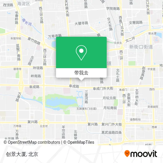 创景大厦地图