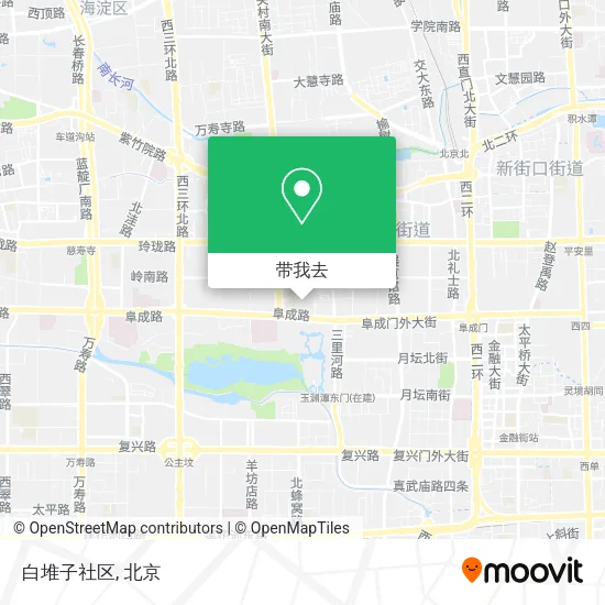 白堆子社区地图