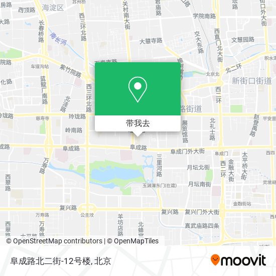 阜成路北二街-12号楼地图