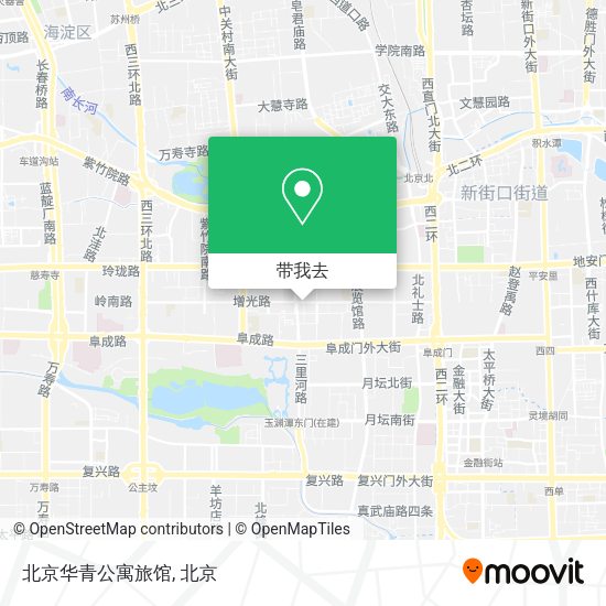 北京华青公寓旅馆地图