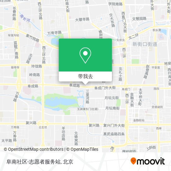 阜南社区-志愿者服务站地图