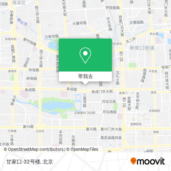 甘家口-32号楼地图