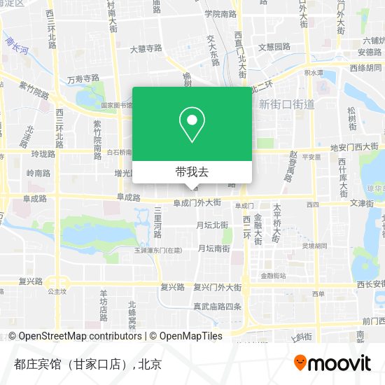 都庄宾馆（甘家口店）地图