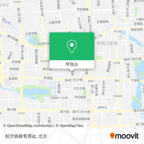 航空铁路售票处地图