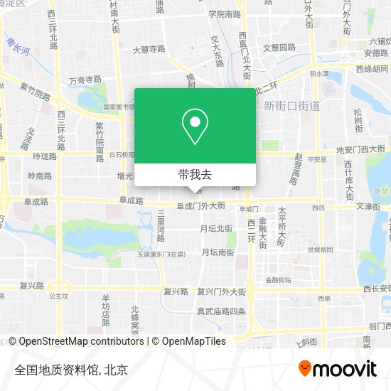 全国地质资料馆地图