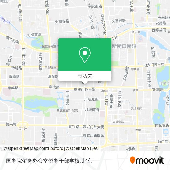 国务院侨务办公室侨务干部学校地图