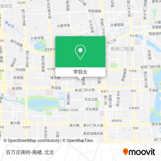 百万庄南街-南楼地图