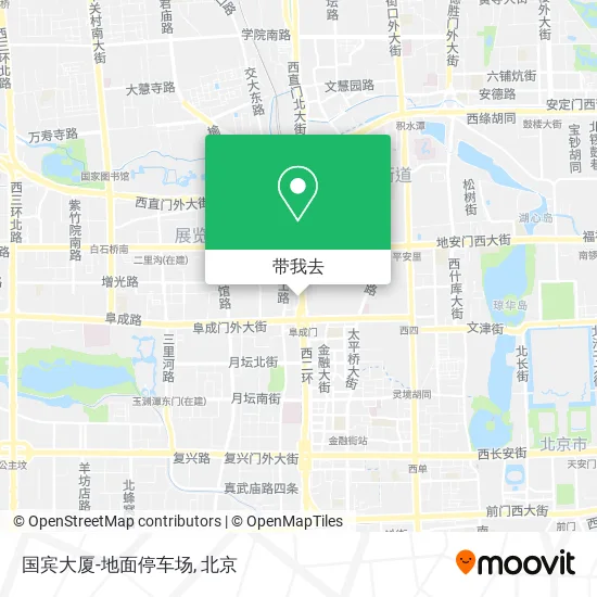 国宾大厦-地面停车场地图