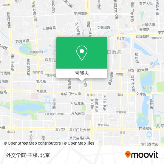 外交学院-主楼地图