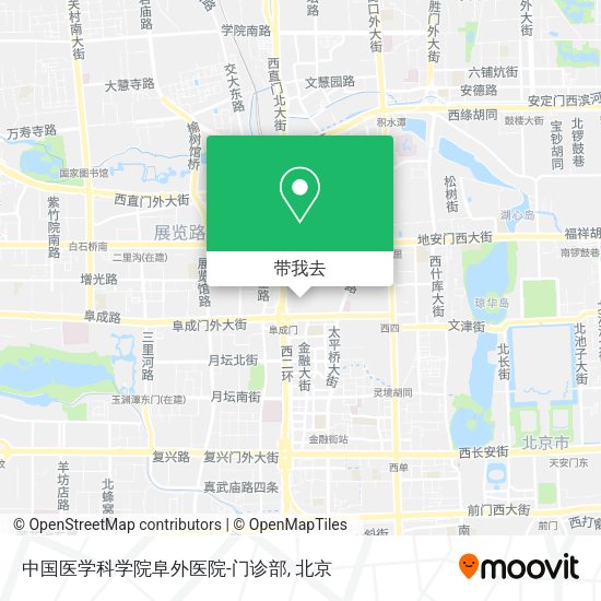 中国医学科学院阜外医院-门诊部地图