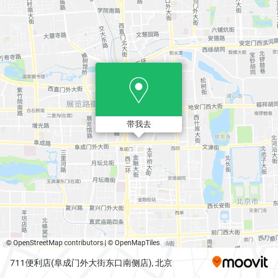 711便利店(阜成门外大街东口南侧店)地图