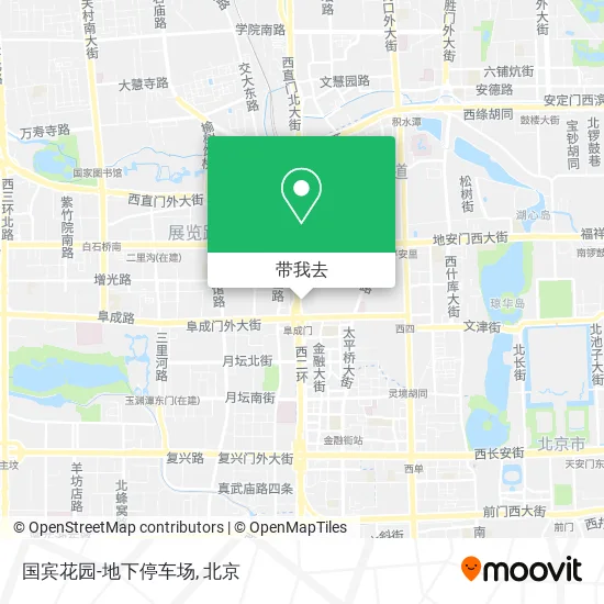 国宾花园-地下停车场地图