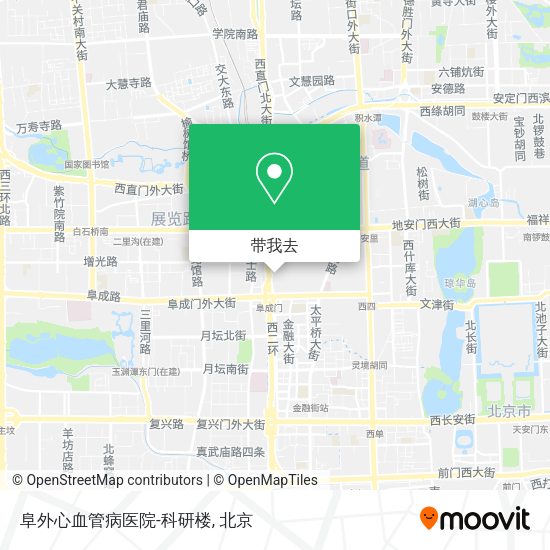阜外心血管病医院-科研楼地图