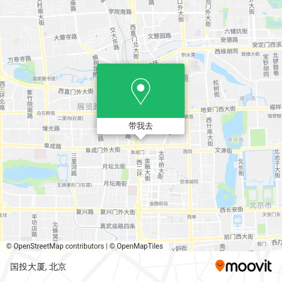 国投大厦地图