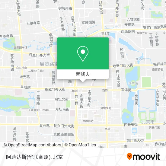 阿迪达斯(华联商厦)地图