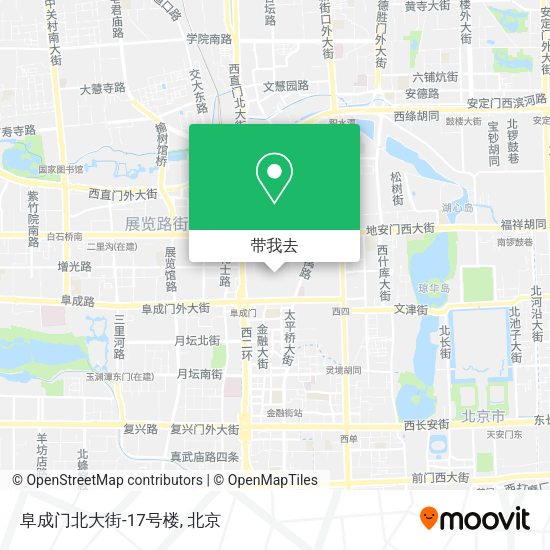 阜成门北大街-17号楼地图