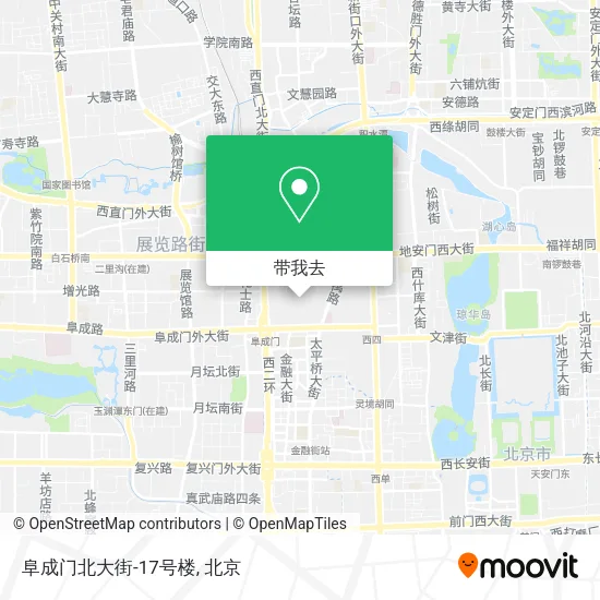 阜成门北大街-17号楼地图