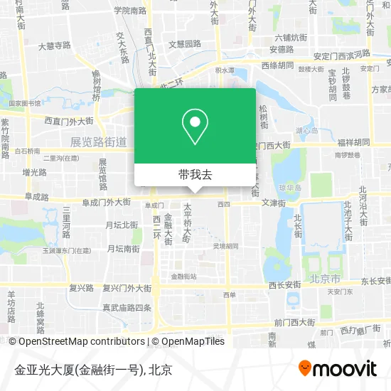 金亚光大厦(金融街一号)地图