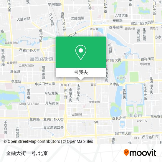 金融大街一号地图