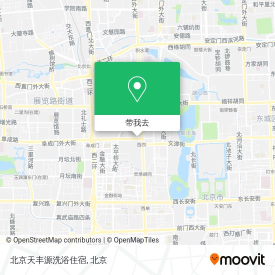北京天丰源洗浴住宿地图