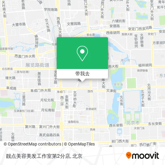 靓点美容美发工作室第2分店地图