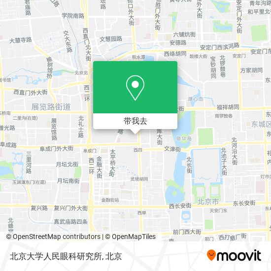 北京大学人民眼科研究所地图