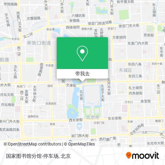国家图书馆分馆-停车场地图