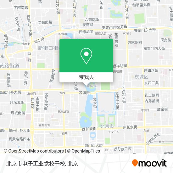 北京市电子工业党校干校地图