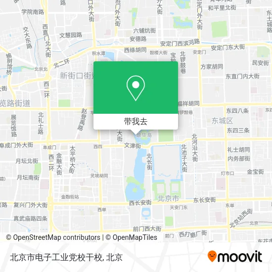 北京市电子工业党校干校地图