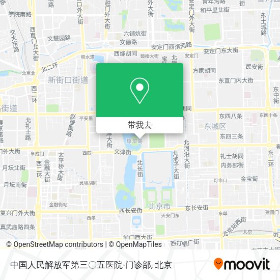 中国人民解放军第三〇五医院-门诊部地图