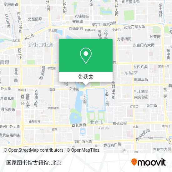 国家图书馆古籍馆地图