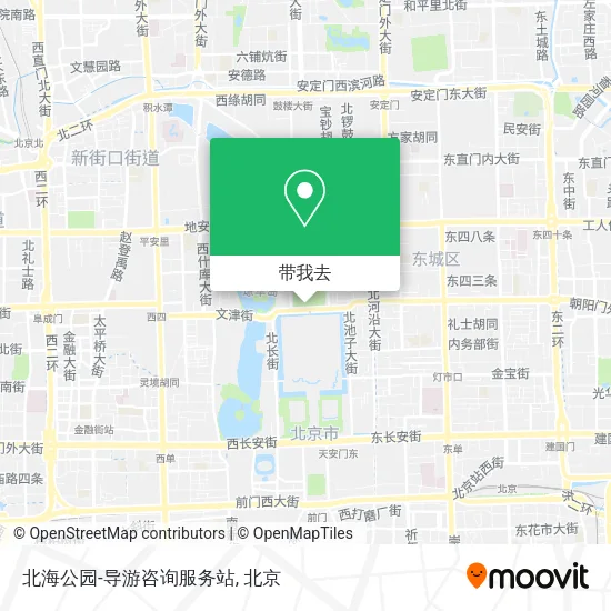 北海公园-导游咨询服务站地图