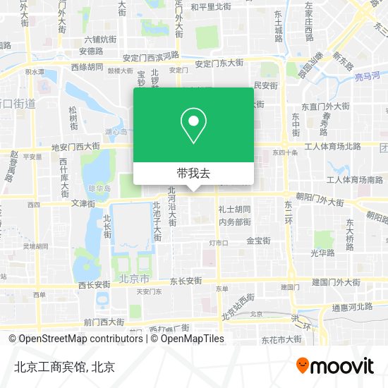 北京工商宾馆地图