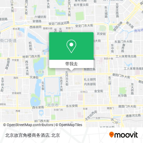 北京故宫角楼商务酒店地图