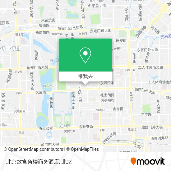 北京故宫角楼商务酒店地图