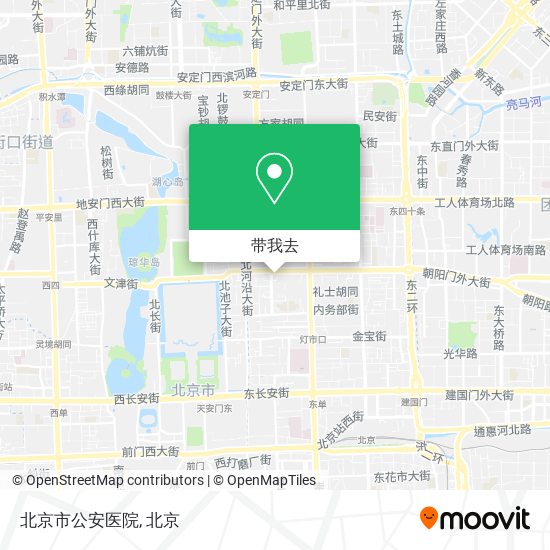 北京市公安医院地图