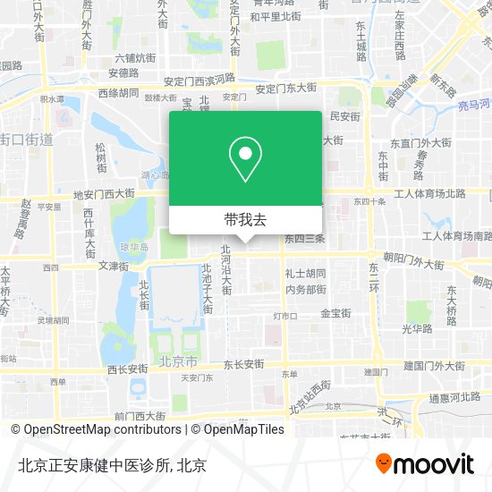 北京正安康健中医诊所地图