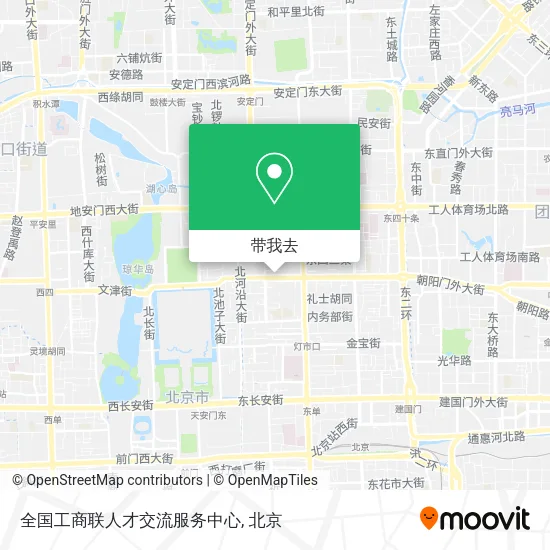 全国工商联人才交流服务中心地图