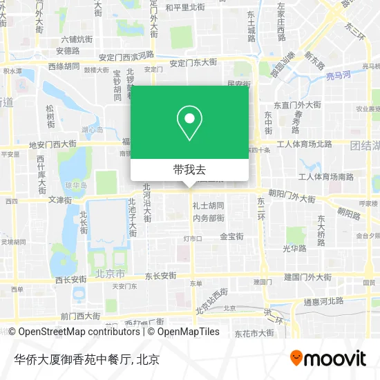 华侨大厦御香苑中餐厅地图